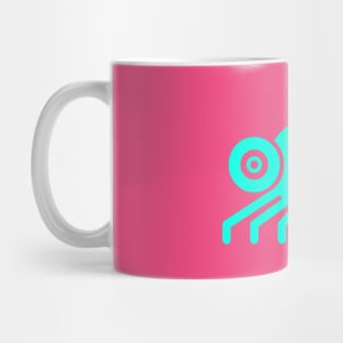 Spidy Fluorescent Blue Mug